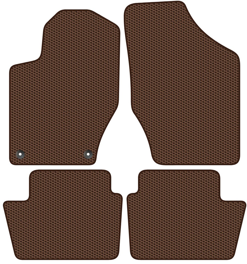 

Комплект ковриков для авто Alicosta Peugeot 408 (седан) 2012 - Н.В. (коричневый, сота)