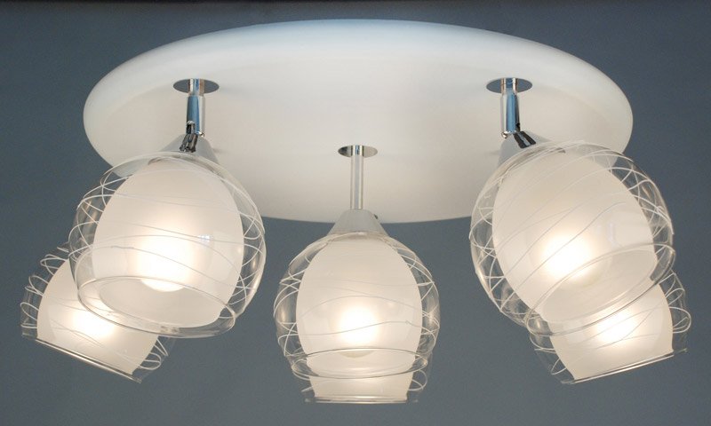 

Припотолочная люстра Citilux Самба (белый/хром) [CL158161]