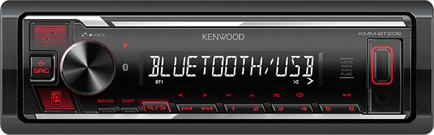 

USB-магнитола Kenwood KMM-BT208