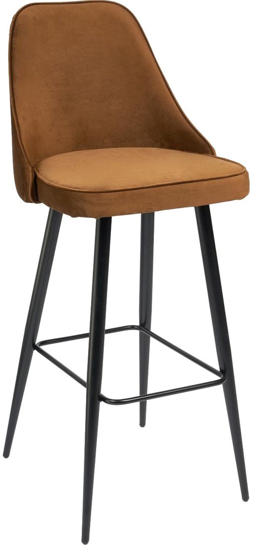 

Стул TetChair Kish mod.714 (коричневый barkhat 11/черный)
