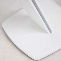 Кухонный стол Аврора Дрезден 130-161.5x80 (камень белый/белый)