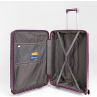 Чемодан-спиннер Rozan 3934 (L, бордовый)