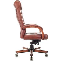 Офисное кресло Бюрократ T-9928WALNUT/CHOK (светло-коричневый)