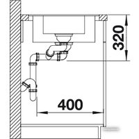 Кухонная мойка Blanco Metra 6-F (алюметаллик) [519135]