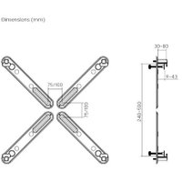 Кронштейн для монитора ErgoSmart Four-Arm