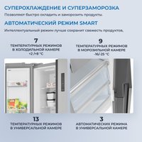 Холодильник side by side ZUGEL ZRTD459X