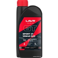 Моторное масло Lavr GT Sport 4T 10W-40 SN 1л