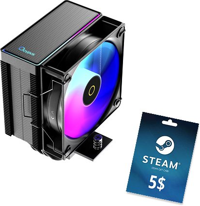 

Кулер для процессора Ocypus Gamma A40 BK ARGB + буклет-вкладыш на 5 для Steam (Европа + РБ)