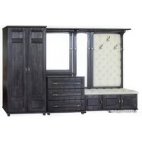 Шкаф распашной Боринское Мебель В прихожую (венге)