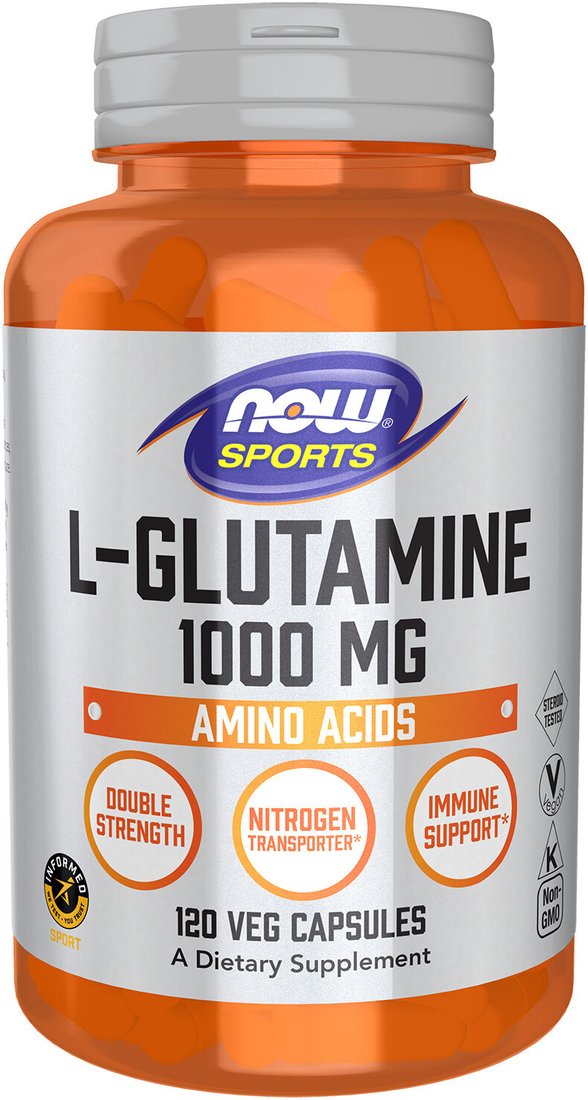БАД Now Foods L-Glutamine 1000 мг (120 veg капсул)