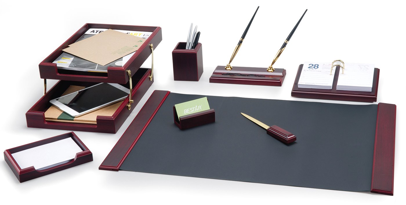 

Настольный набор Bestar Titan 236366 (8 предметов, красное дерево)