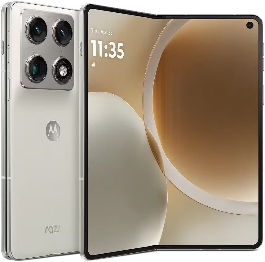 Телефон Motorola Razr Fold 16GB/512GB (лилейно-белый)