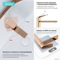 Смеситель Wellsee ICON! for life 182304000 (розовое золото)