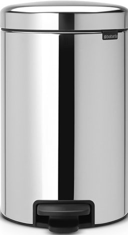 

Мусорное ведро Brabantia Pedal Bin NewIcon 12 л (стальной с защитой от отпечатков)