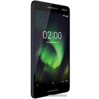 Телефон Nokia 2.1 (синий/серебристый)