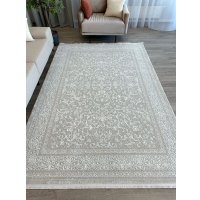 Ковер для жилой комнаты Radjab Carpet Милано RT 719 Прямоугольник 11687RK (1.6x3, Cream/Beige)