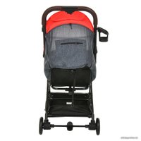 Коляска прогулочная «книга» Pituso Camino (черный/красный)