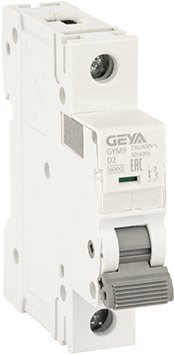 

Выключатель автоматический GEYA GYM9 1P 2А D 6кА GYM91P2D
