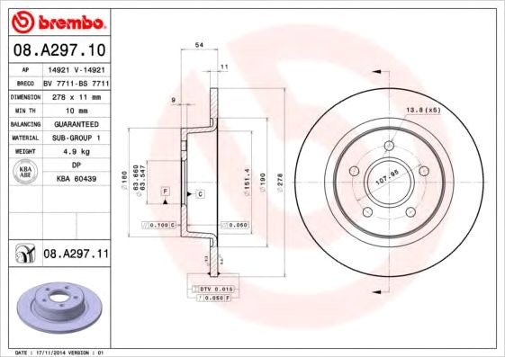 

Brembo 08A29711