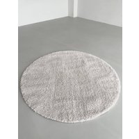 Ковер для жилой комнаты LAXMI Fluffy 01 круг (2x2, White)