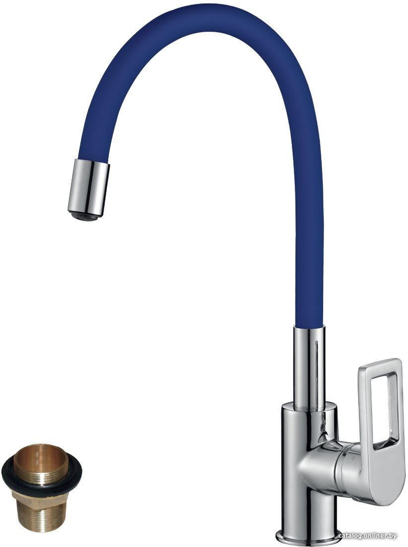 Смеситель Rossinka Silvermix Z35-35U (синий/хром)