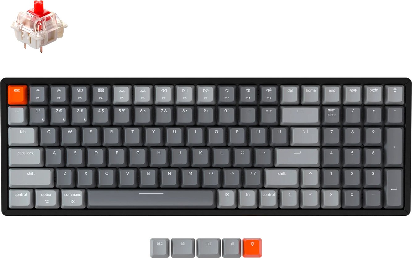 

Клавиатура Keychron K4 V2 RGB K4-C1-RU (Gateron G Pro Red)