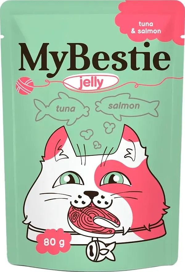 Пресервы MyBestie Тунец и Лосось в желе (80 г)