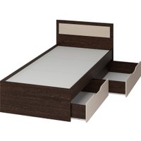 Кровать Тащи в дом Гармония КР608 90х200 (венге/дуб белфорд)