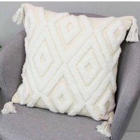 Чехол на подушку Matex Tufted ALEX-024 (теплый белый)