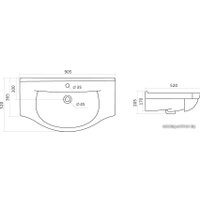 Умывальник Santek Эльбрус-90 90.5x52 [1.WH11.0.790]