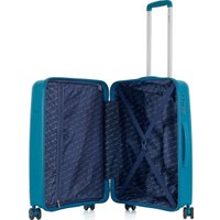 Чемодан-спиннер 4 ROADS 8001-M 65 см (петролеум)