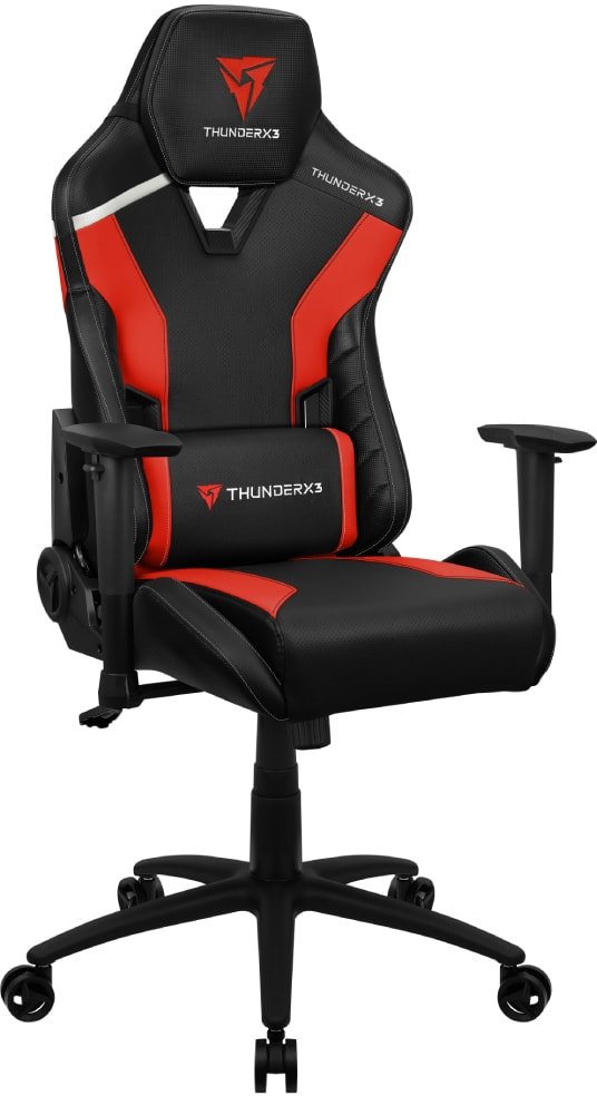 

Игровое (геймерское) кресло ThunderX3 TC3 Ember Red (черный/красный)