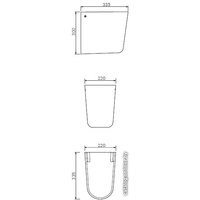 Полупьедестал для умывальника AM.PM Like C804970WH