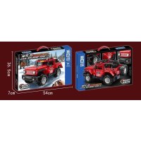 Конструктор Zhe Gao GZ6233 Внедорожник Jeep Wrangler на радиоуправлении