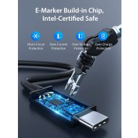 Кабель Cabletime Thunderbolt - USB Type-C (0.7 м, черный) в Бресте