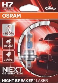 

Галогенная лампа Osram H7 Night Breaker Laser 1шт