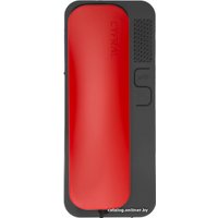 Абонентское аудиоустройство Cyfral Unifon Smart B (графитовый, с красной трубкой)