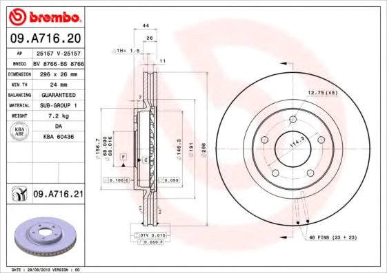 

Brembo 09A71620