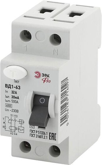 

Устройство защитного отключения ЭРА Pro NO-902-27 Б0031876