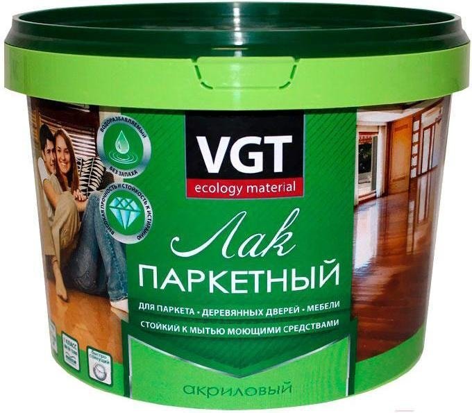 

Лак VGT Акриловый паркетный 0.9 кг (глянцевый)