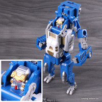 Трансформер Darvish Робот-бластер с мягкими пулями DV-T-2003 (синий)