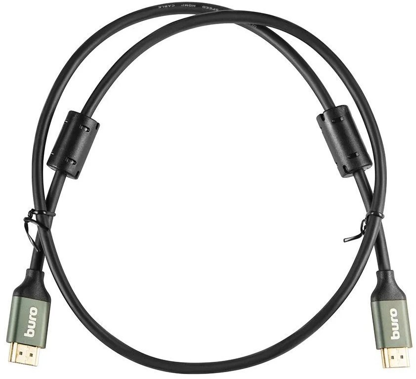 

Кабель Buro BHP-HDMI-2.1-1G (1 м, черный)