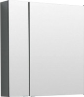 Шкаф с зеркалом Алвита 80 00240109 (серый антрацит)