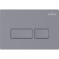 Унитаз приставной Roxen Antares в комплекте с инсталляцией Attach 5 в 1 967072 (кнопка: серый бетон)