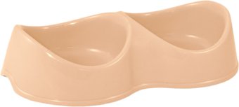 Двойная миска Gamma Бисквит 2x200 мл 30272014 (бежевый)