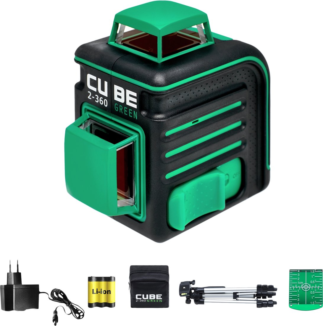 

Лазерный нивелир ADA Instruments Cube 2-360 Green Professional Edition А00534