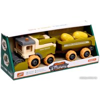 Конструктор Sima-Land Игрушка-Комбайн с прицепом 9279089