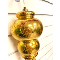 Елочная игрушка GreenTerra Сосулька 35см 202509 (золото)