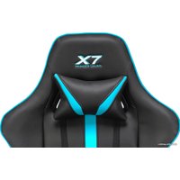 Игровое (геймерское) кресло A4Tech X7 GG-1200 (черный/бирюзовый)