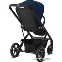 Универсальная коляска Cybex Balios S Lux 2020 (2 в 1, черная рама, navy blue)